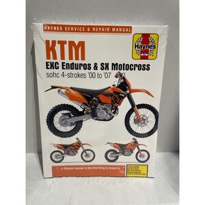 Haynes KTM EXC Enduros SX Motocross 4-Stroke 2000-2007 Repair Manual 4629 NEW